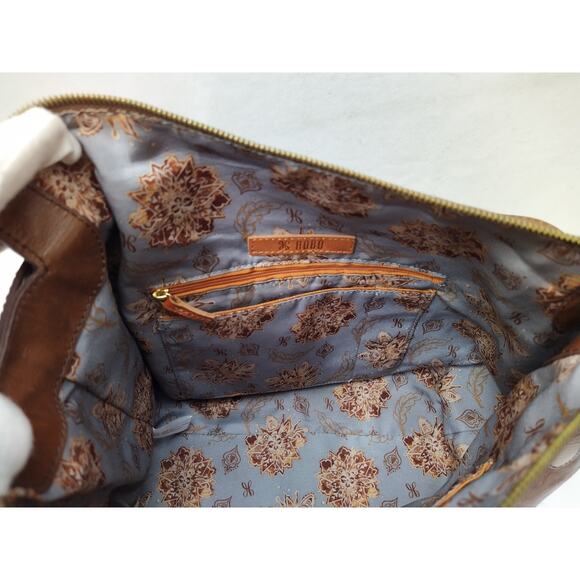 HOBO Brown Leather Double Handles Zipper Closure Shoulder Bag - Picture 16 of 16